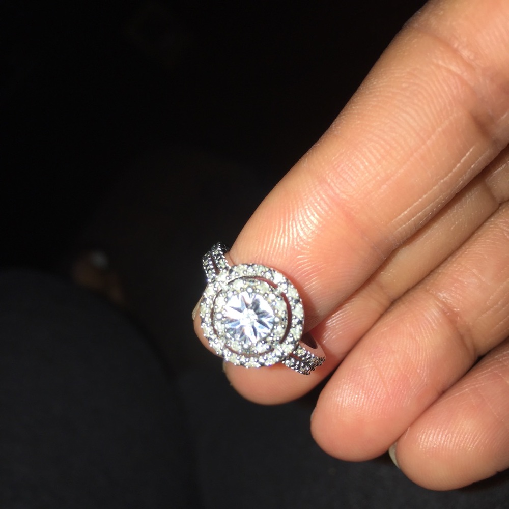 diamore harmony 925 silver engagement ring